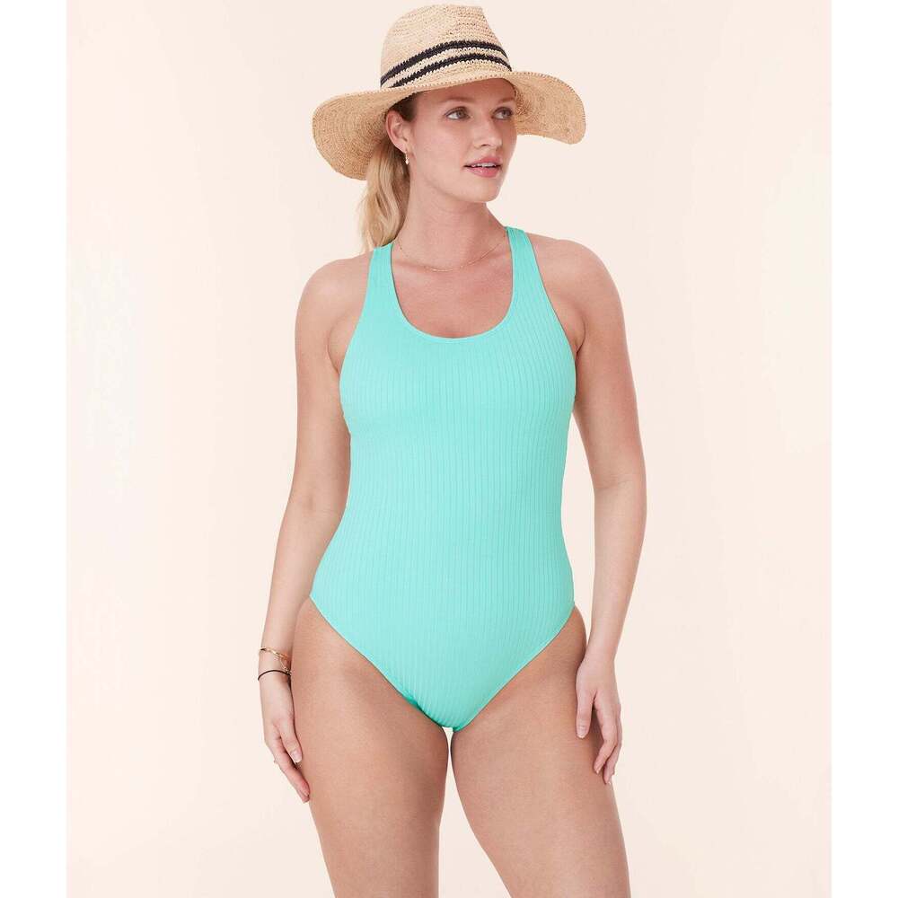 Andie The Tulum One Piece - Wide Rib - Opal - Long Torso Size SOPAL / S

NWT